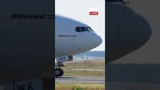 Thumbnail: 777-F GE90 POWER in UP CLOSE 🔥 #boeing777 #takeoff