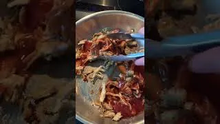 Thumbnail: Make my shredded BBQ chicken sandwiches with me! #foodshorts