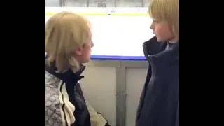 Thumbnail: Евгений Плющенко с сыном, контрольные прокаты 10.10.2019 Академия Плющенко.
