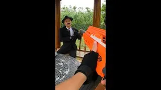 Thumbnail: Funniest Moments in Nerf Gangster Battle Video #Shorts