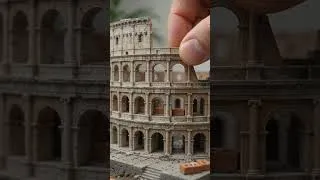 Thumbnail: World's Smallest Colosseum Build! 🏛️✨#shorts