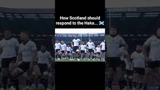 Thumbnail: This is how Scotland should reply to the New Zealander's Haka #rugby #haka #highland #fyp #viral