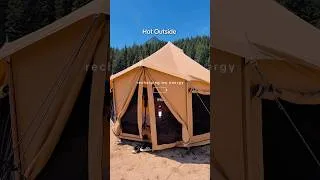 Thumbnail: Camping in extreme heat - would you do it? #camping #shorts #campinglife