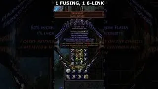Thumbnail: ONE FUSING, ONE 6-link! // Lucky Path Of Exile moment.