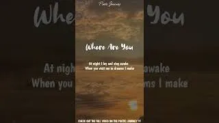 Thumbnail: Where Are You | Soul Poetry | AI Music & Video Editing #music #song #shorts #fyp #poem #poetry