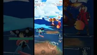 Thumbnail: ✨️Mega Delphox VS✨️Mega Greninja PVP Battle in Pokemon Go