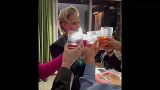 Thumbnail: Ashlyn Harris cheers with her besties
