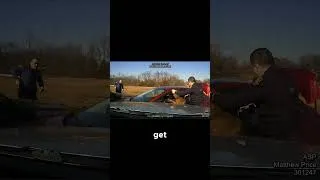 Thumbnail: K-9 Released! Intense Car Confrontation  #pursuit #arkansasstatepolice #police @PolicePursuits