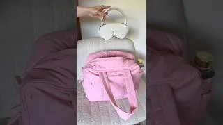 Thumbnail: pack my gym bag with me 🎧👟 #asmr #packing #gym #gymmotivation