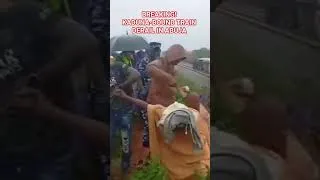 Thumbnail: BREAKING! Panic as Kaduna-Bound Train Derails in Abuja #breakingnews #nigerianews #tinubu