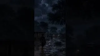Thumbnail: Cozy Rainy Night In A West African Village-Lanterns-Deep Sleep-Stress Relief