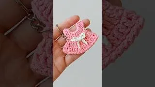 Thumbnail: 👗 Easy Crochet Mini Dress Keychain 👗 #crochet