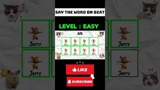 Thumbnail: Say The Word On Beat Challenge | Level 1 - 5 | Level Easy to Insane