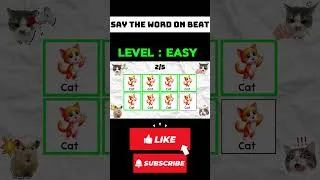 Thumbnail: Say The Word On Beat Challenge | Level 1 - 5 | Level Easy to Insane