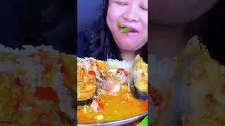 Thumbnail: Oily fatty fish mukbang #shorts