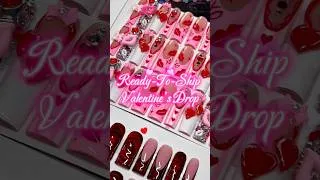 Thumbnail: 💌 Ready-to-ship Valentines Nails 💘#pressonnails #pressedbyporche #valentinesday