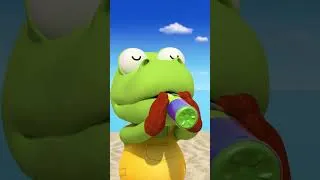 Thumbnail: Mixing colors at Poby’s Truck! 🍎🍊 #LearnColors #KidsSong #Shorts
