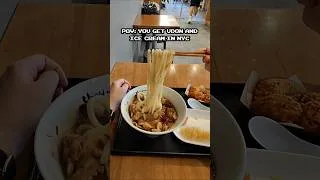 Thumbnail: pov pork udon and ice cream in nyc #nyc #udon #noodles #icecream #japanesefood #foodie #citylife