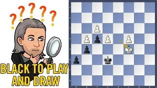 Thumbnail: Chess puzzle of the week - Black to play #shorts
