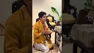 Thumbnail: Meeting Gurudev Sri Sri Ravi Shankar ji - Abhigya Anand
