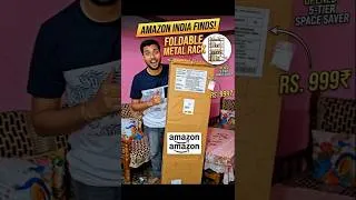 Thumbnail: Amazon Foldable 5 Step Metal Rack 😍 #shorts #amazonfinds