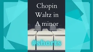 Thumbnail: Chopin Waltz in A minor #shorts