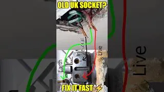 Thumbnail: Replace an Old UK Power Socket (FAST & SAFE) | 2-Min DIY Electrical Guide