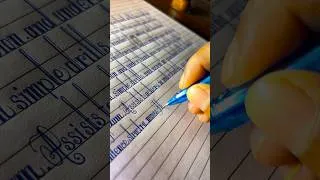 Thumbnail: Modern handwriting in english || #handwriting #calligraphy