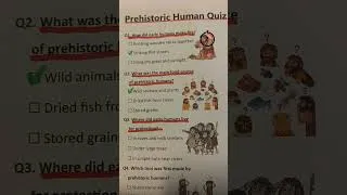 Thumbnail: Life of the First Humans – Stone Age Survival Quiz  #quiz #prehistoric