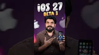 Thumbnail: iOS 27 Beta 3 Upgrades are Crazy 🤯🔥 #iOS27 #iOS27Beta3 #AppleiOSupdates #trending #iPhoneTechTips