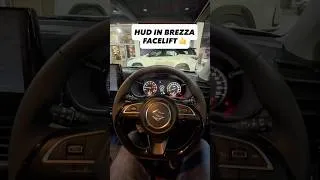 Thumbnail: Brezza Facelift HUD Explained! 🔥 | This Feature Is Next Level #shorts #automobile