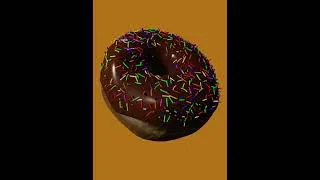 Thumbnail: my first 3d donut model in blender