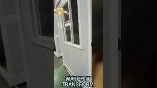 Thumbnail: From Folded Box to Complete House! 😲 | Folding Container House
