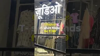 Thumbnail: Zudio T - shirt finds for ₹ 199 👚#tshirt #tshirtlife #youtubeshorts #fashiontrends