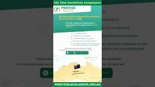 Thumbnail: SC 491 Visa Conditions - STAY Compliant! #shorts #491 #visaapplication #australianvisa #australiapr