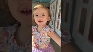 Thumbnail: funny moment with violet 👸🎀 credit follow @brittikitty  #exclusive #toddlergirl #funnyvideo