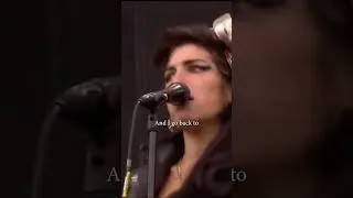 Thumbnail: Amy performs Back to Black, the song that would become one of best #exclusive #amywinehousetribute
