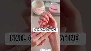 Thumbnail: #nailcare routine!
