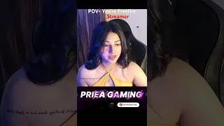 Thumbnail: FREEFIRE GIRL STREAMER 💛 #prieagaming #freefiregirl #shortsfeed #freefire #gaming #shorts