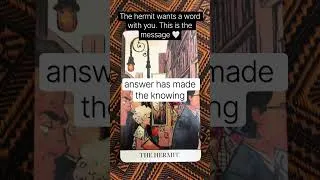 Thumbnail: The hermit wants a word with you. This is the message 🤍.