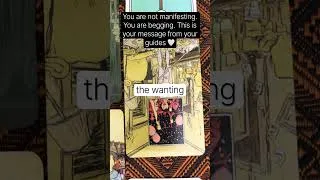 Thumbnail: You are not manifesting. You are begging. This is your message from your guides 🤍