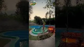 Thumbnail: Beautiful Swimming Pool #poolvilla #building #primitivejunglelifeskills #undergroundhouse