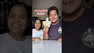 Thumbnail: My Sister Vs Me : Who will make the best Personalised Rakhi #shorts