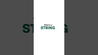 Thumbnail: What is a String? #coding #python #pythonstrings #pythonforbeginners  #beginnercoding #strings