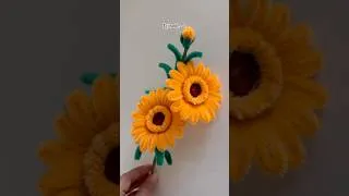 Thumbnail: 💫 Turning Pipe Cleaners Into Flowers 🌼 #shorts #ytshorts #shortsfeed