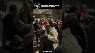 Thumbnail: Chris Brown and Usher praying before their Vegas show