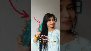 Thumbnail: 🚿3 Things You Should Do After Washing Your Hair!😍#Shorts #HairCare #HairWash #HairTips #HealthyHair