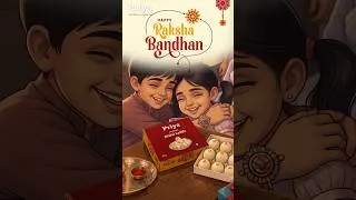 Thumbnail: Happy Raksha Bandhan ❤️ | Celebrating the Beautiful Bond of Siblings #rakhi #rakshabandan #shorts