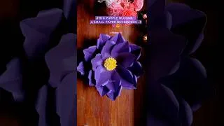 Thumbnail: Big paper Flower making 😍 #diy #artscraft #craftideas #flowers #flowercraft #artandcraft #crafts