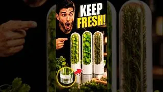 Thumbnail: Fresh Herb Keeper Review | Keep Herbs Fresh Longer in Your Fridge #herbfarm #herbsaver